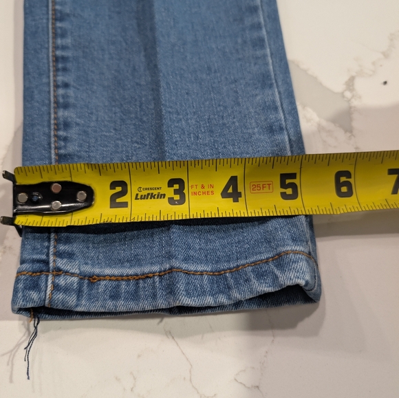 Fashion Nova Ankle High Wasisted Jeans Size 11 Like New - Picture 6 of 7